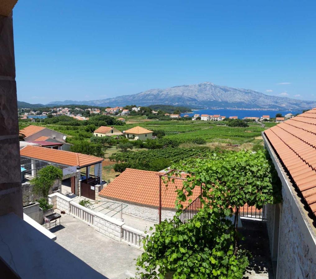 Stone House Apartment Didini Dvori Lumbarda Esterno foto