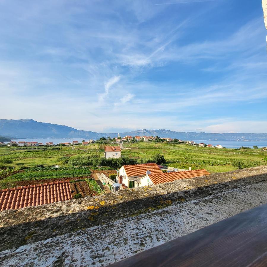 Stone House Apartment Didini Dvori Lumbarda Esterno foto